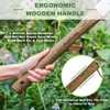 Haliaeetus Pick Axe, Stainless Steel Mattock with Sharp Pick and