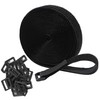 1" x16ft Hook and Loop Cable Straps with 25 Buckles,