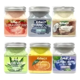 6 Exfoliantes Faciales Y Corporales Hidrata Aclara Manchas Todo Tipo De Piel Día/noche