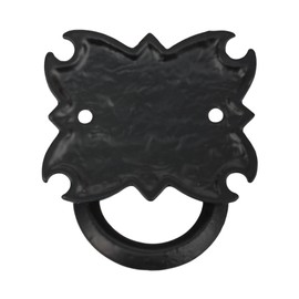 SKANDH Iron Door Knocker "Pug", Antique Black Powder Coated