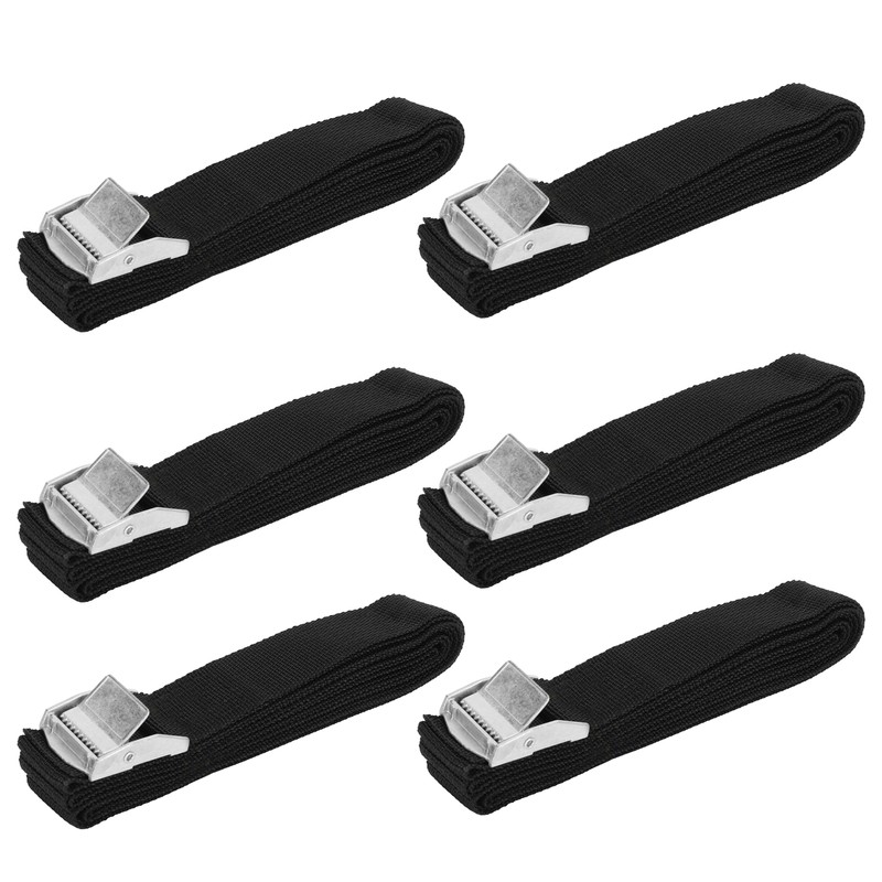 6PCS Heavy Duty Lashing Straps Adjustable Buckle Tie Down Straps