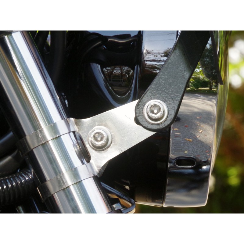 Worldwalk BOLT/C/R SCR950 Fork Mount Screen Long Smoke ws-26-2ls