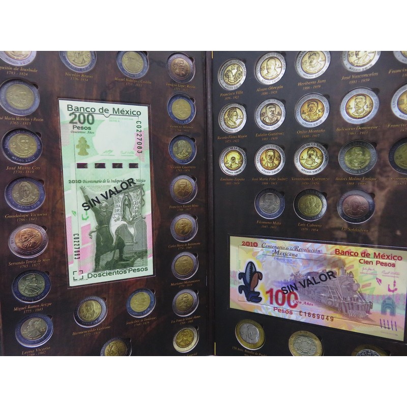 Numart Album para Monedas DE 5 Y 20 Pesos Billetes