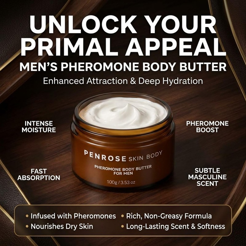 Skin Body Butter for Men, Non-greasy Body Butter，1Pcs