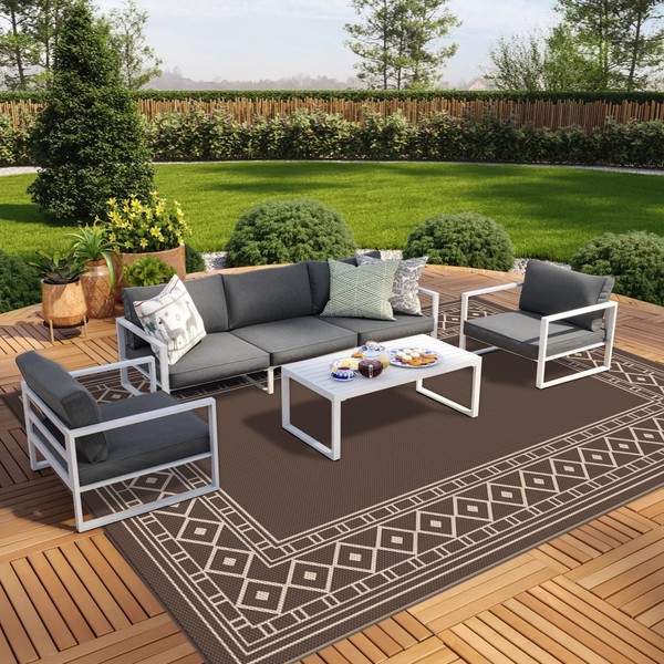 GENIMO GENIMO Outdoor Rug Area Waterproof 10' x 14' for
