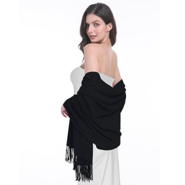 Pashmina Shawls And Wraps for Women For Evening Dress Warm Winter Scarf Wedding Bride Bridesmaid Gifts Cashmere Feel