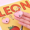 Pink Heart Padlock 052420DC 5ea