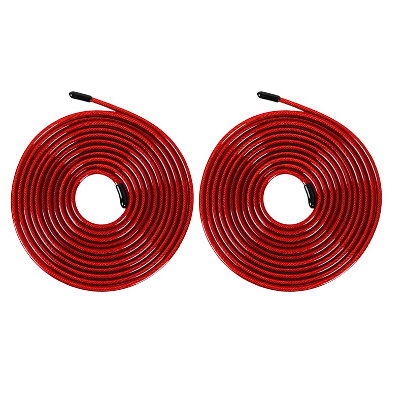 2 Pcs Jump Rope Spare Cable 300cm Length Skipping Rope