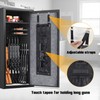 INKUITEN Gun Safe Door Organizer,Handgun Hanger with Elastic Triple Mag