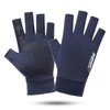Lightweight-Fingerless-Gloves for Men - UPF 50+ UV Sun-Protection- Gloves for Fishing Driving Hiking Outdoor