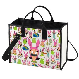 LEVLO Louis Belcher Cosmetic Bag Burgers Louis Belcher Fans Gift Bob Family Zipper Pouch Bag Louis Louis Belcher Merchandise, I'll See You Bag