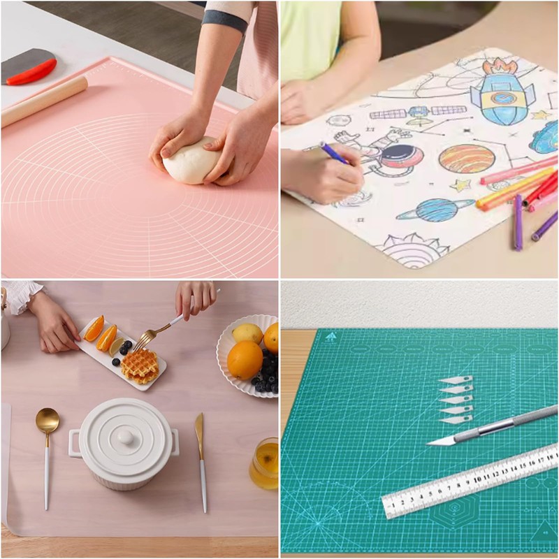 Large Silicone Countertop Protector Mat 15.7x78.7in, Heat Resistant, Nonstick Waterproof