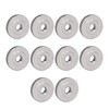 Knurled Thumb Nut 304 Stainless Steel Knurled Flat Head Through