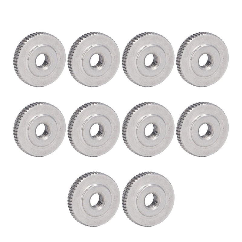 Knurled Thumb Nut 304 Stainless Steel Knurled Flat Head Through