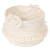 TIMEYARD TIMEYARD Small Woven Storage Baskets Cotton Rope Decorative Hamper