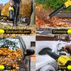 SHOP·AIR 20V Cordless Leaf Blower, 450CFM/110MPH Brushless Blower with Variable