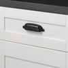 GlideRite 3-1/2 Inch Center-to-Center Classic Bin Pull Cabinet Hardware, 4767