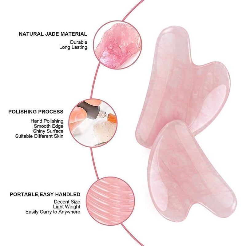 Gua Sha Stone, Gua Sha Facial, Massage Tool, Anti-Wrinkle Tool