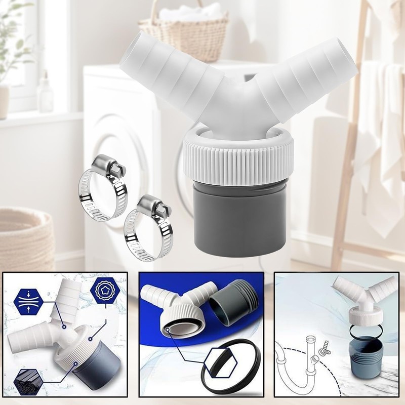 SHYSBV Double Connection Y Adapter for Dishwasher & Washing Machine