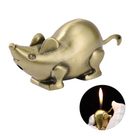 Torch Lighter, Creative Golden Pig Butane Lighter, Cool Portable Gas Lighter, Adjustable Soft Flame Lighter, Refillable Butane Lighter for Outdoor Indoor Men Gift(Pig)