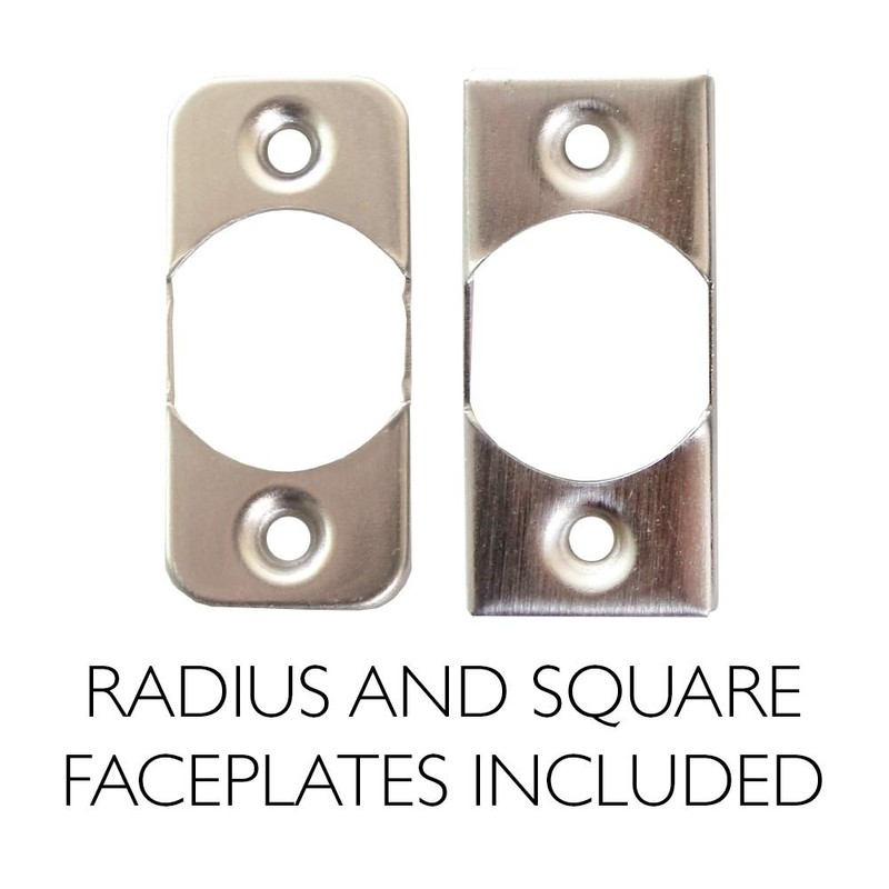 Design House 728725 Terrace 6-Way Latch Privacy Door Knob, Oil