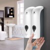 Decdeal Manual Soap Dispenser Double Head Bathroom Kitchen Hotel 300ml