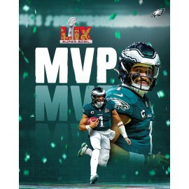 Unbranded   Jalen Hurts Super Bowl Champions LIX Philadelphia Eagles 8x10 photo MVP