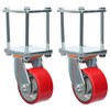 KUAFU Hitch Mount Skid Wheel Universal for RV Travel Trailer