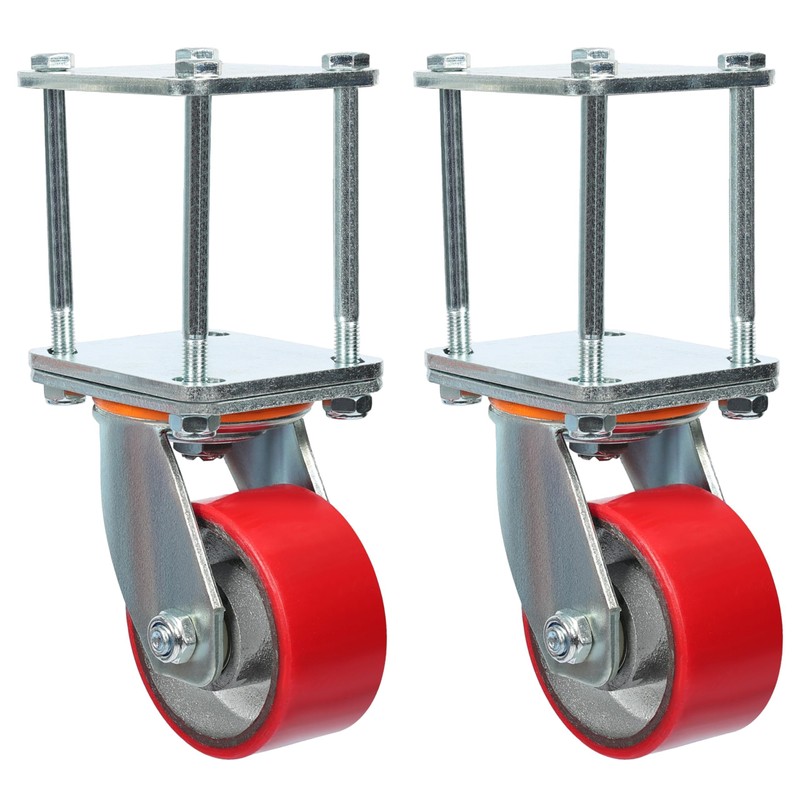 KUAFU Hitch Mount Skid Wheel Universal for RV Travel Trailer