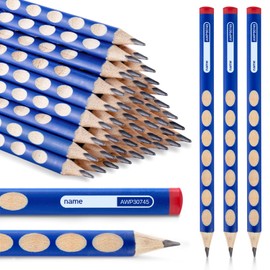 M&G 50 Pcs Triangular Pencils for Kids, Triangular Pole with Grip Correction 2B Pencils, Graphite Wood Pencils with Smooth Writing for School, Office Supplies, Painting, Sketching, Weddings, Party