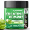 Supplmnt. Creatine Gummies 5000mg 120ct Max Strength for Men and