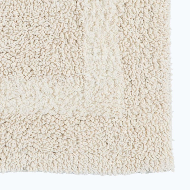 Homescapes Premium Bath Mat, Cream, 40 x 100 cm, Cotton