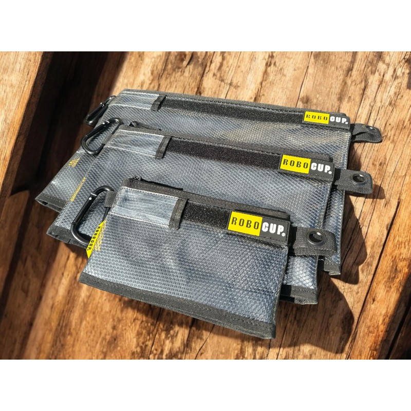 ROBOCUP Pro Zippered Storage Pouch, 3 Sizes Sold Individually or