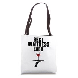 Cool Waitress Art For Women Girls Bar Waiter Server Waitress Tote Bag