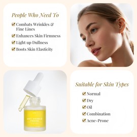 EJW Revive Eye Serum with Gentle Retinoid Correction for Under Eye Bags Wrinkles Puffiness, Fine Lines and Crows Feet, Hydrating & Firming Anti-Aging, Elevates Radiance and Revives Skin, 0.5 oz