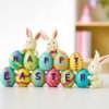 Soulnioi Bunny and Egg Figurine Centerpiece Decoration Easter Tabletop Decoration