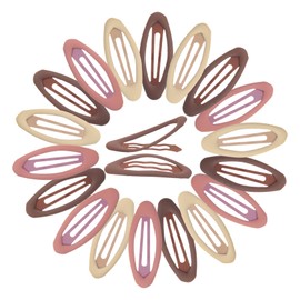 Mikinona 20pcs Decorative Hairpins for Girls Elegant Hair Accessories for Parties Birthdays and Festivals Versatile Basic Oil-drop Hollow Clips