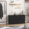 Giantex Black Dresser for Bedroom with 5 Drawers - Wide