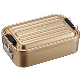 Skater AFT6B-A Aluminum Lunch Box, Fluffs Easily, 20.3 fl oz (600 ml), Mineral Tone Gold