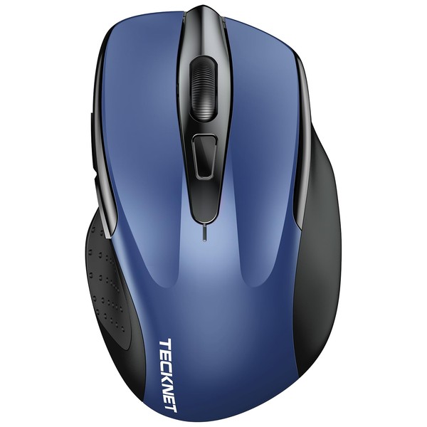 TECKNET Bluetooth Mouse, Rechargeable Wireless Bluetooth Mouse (Three Modes: BT