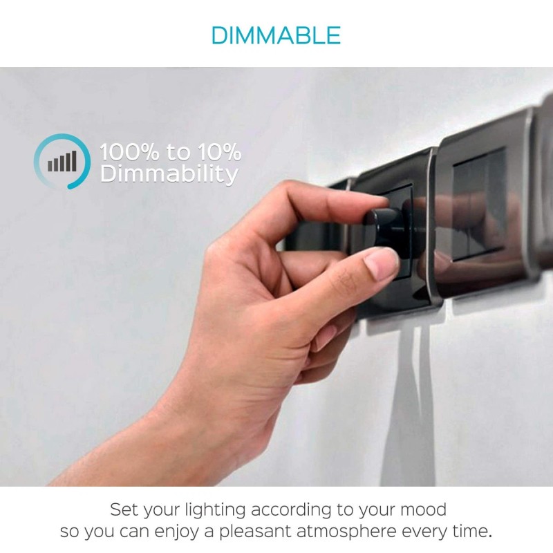 LUXRITE 6 Pack Mr16 Led Dimmable Light Bulbs 2700K Warm