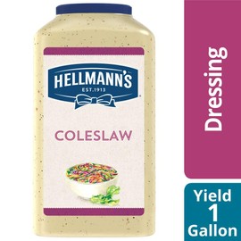 Hellmann's Coleslaw Salad Dressing Jug Gluten Free, No Artificial Flavors or Colors, 1 gallon