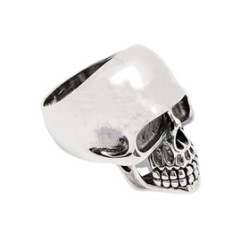 VN Jewelry Biker Ring 925 Sterling Silver CHUNKY Heavy Skeleton Skull Rings for Men, Skull Gothic Punk Biker Ring Size: 8, 9, 10, 11, 12, 13, 14 (12)
