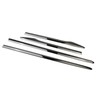 crosselec Glossy Black Door Panel Trim Strip Cover Acessories for