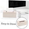 Sosoport Rectangular Household Tissue Storage Box with Premium PU Leather