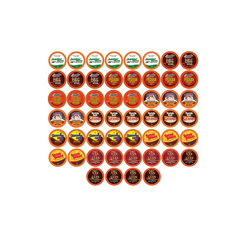 Two Rivers Coffee Chocolate Hot Cocoa Pods, Single Serve Variety