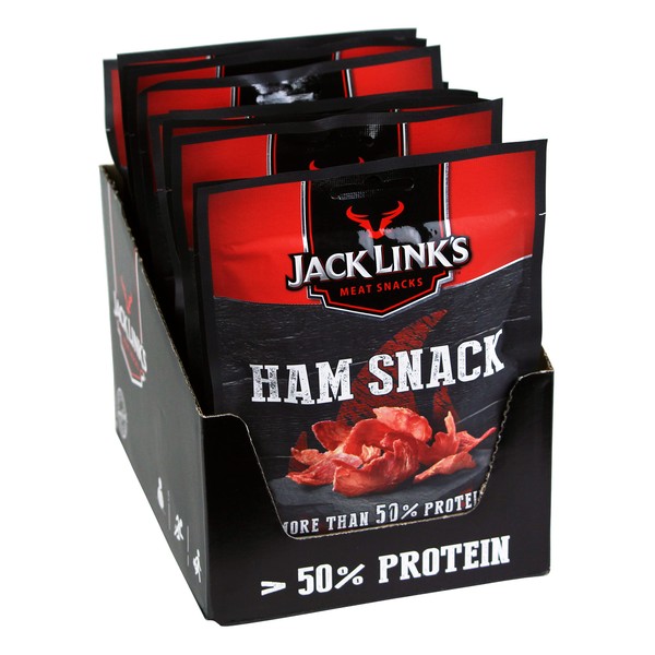 Jack Link's Original Flavour Ham Snack - Box of 12 x 25g Packs