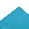 Silicone Soldering Mat with 25cm Scale Prevent Slipping Watch Repair