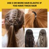 Hicarer 1000 pcs Mini Rubber Hair Bands 1/2 Soft Elastic