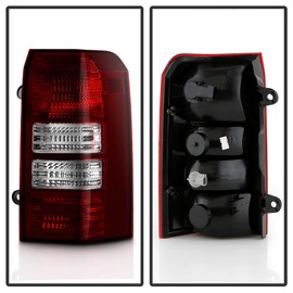 ACANII - For Update Red Smoke 2008-2017 Jeep Patriot Tail Lights Lamps Replacement Left+Right